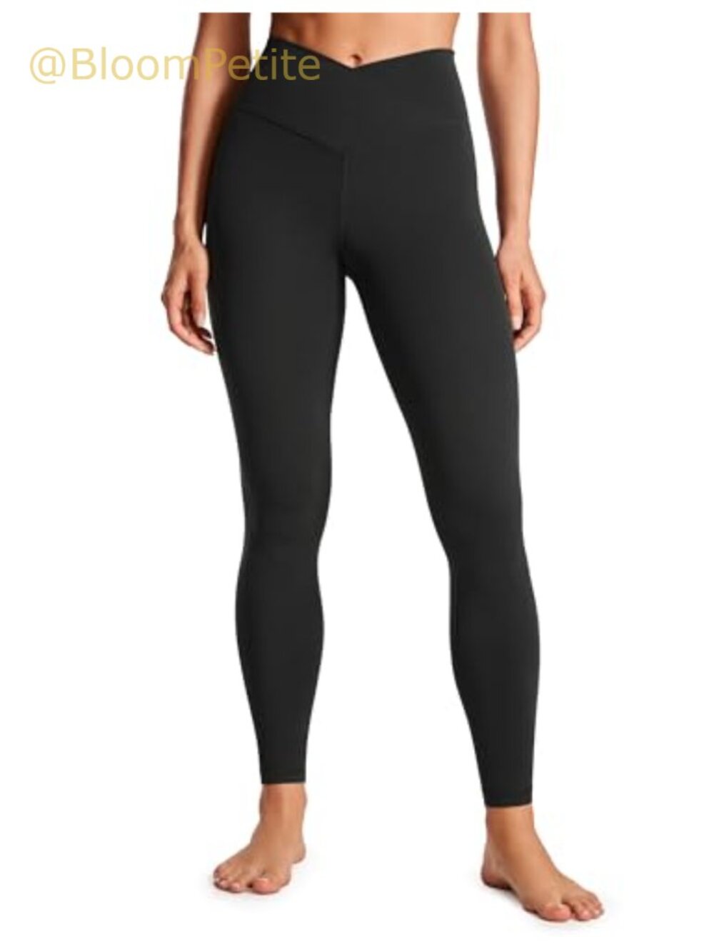 High Rise Crossover Waist Yoga Leggings 28" Butterluxe